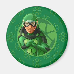 Carapace Green Badge Magneet