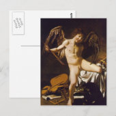 Caravaggio- Amor Victorious Briefkaart (Voorkant / Achterkant)