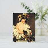 Caravaggio Bacchus Briefkaart (Staand voorkant)