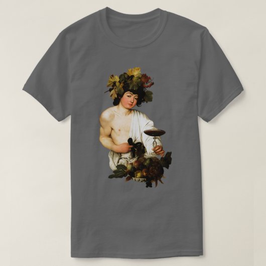 Caravaggio Bacchus T-shirt (Design voorkant)