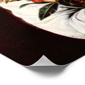 Caravaggio-Boy met fruitmand Poster (Hoek)