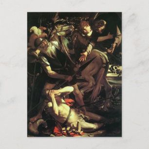 Caravaggio - Conversie van Saint Paul Briefkaart