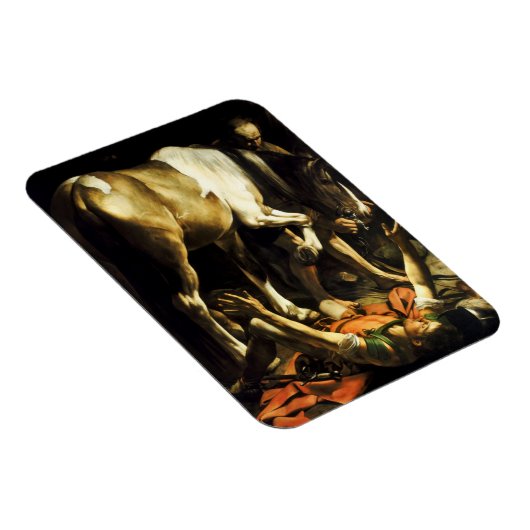 Caravaggio Conversion de Saint Paul Magnet (Côté Droit)