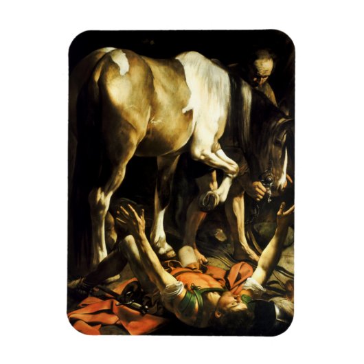 Caravaggio Conversion of St. Paul Magnet Magneet (Verticaal)