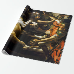 Caravaggio Conversion on the Way to Damascus Cadeaupapier