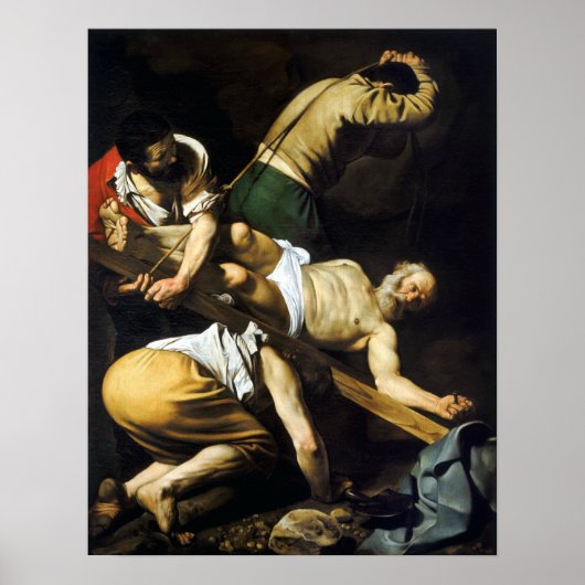 Caravaggio Crucifixion of Saint Peter Poster (Voorkant)
