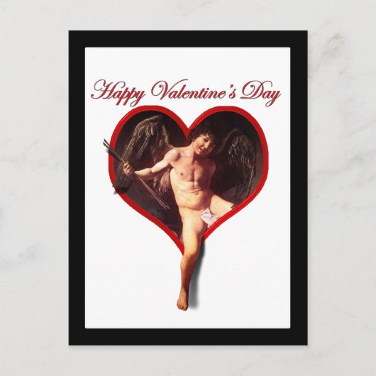 Caravaggio Cupid Valentijnsdag Feestdagenkaart (Voorkant)