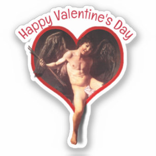 Caravaggio Cupido Valentijnsdag Sticker