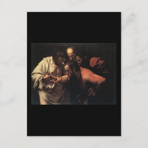 Caravaggio de ongelovigheid van Saint Thomas Briefkaart