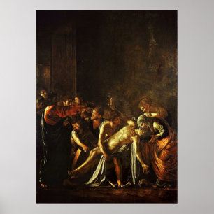 Caravaggio - De Opwekking Van Lazarus 1609 Poster