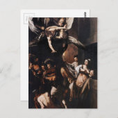 Caravaggio - De zeven werken van het Mercy schilde Briefkaart (Voorkant / Achterkant)