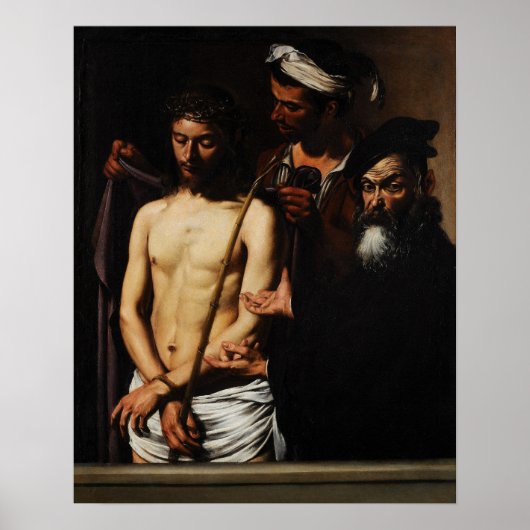 Caravaggio - Ecce Homo Poster (Voorkant)