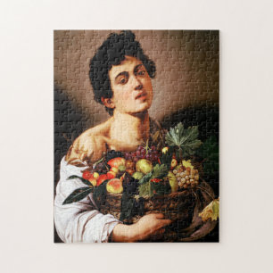 Caravaggio Garçon avec un panier de puzzle de frui