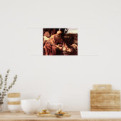 Caravaggio-Het offer van Isaac's Poster (Keuken)