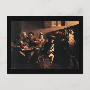 Caravaggio Het Roepen van Heilige Matthew Briefkaart