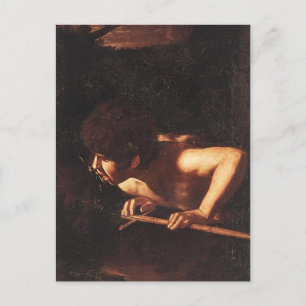 Caravaggio- John the Baptist Briefkaart