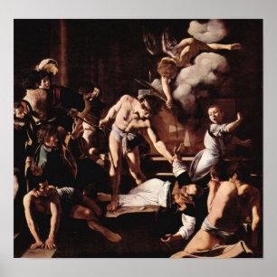 Caravaggio-Martyrdom St. Matthew Poster