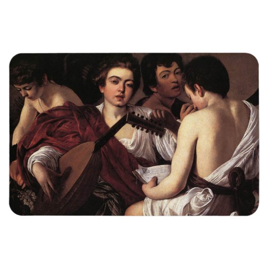 Caravaggio: Muzikanten Magneet (Horizontaal)