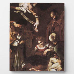 Caravaggio - Nativiteit met St Francis & St Lawren Fotoplaat