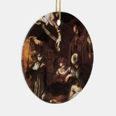 Caravaggio - Nativiteit met St Francis & St Lawren Keramisch Ornament (Rechts)