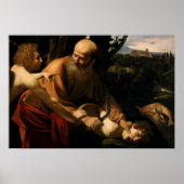 Caravaggio - offers Isaac Poster (Voorkant)