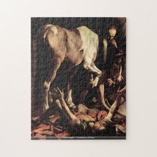 Caravaggio - Omschakeling van de Saul puzzle Legpuzzel