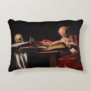Caravaggio - Saint Jerome Writing Accent Kussen