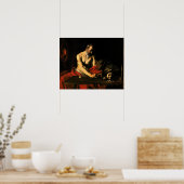 Caravaggio - Saint Jerome Writing Poster (Keuken)