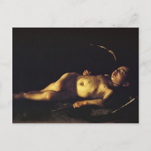 Caravaggio- slaapkop briefkaart