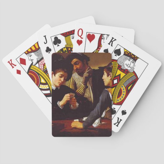 Caravaggio-spelkaarten Pokerkaarten (Achterkant)