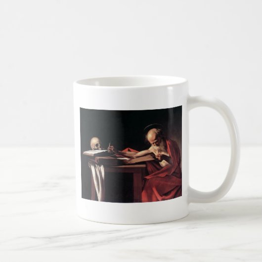Caravaggio St Jerome Koffiemok (Rechts)