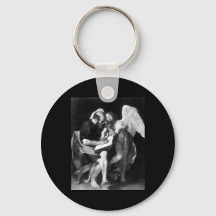 Caravaggio St Matthew en de Angel Sleutelhanger