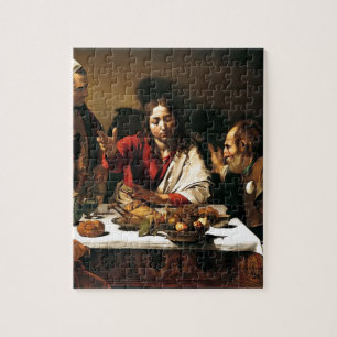 Caravaggio - Supper bij Emmaus - Klassieke schilde Legpuzzel