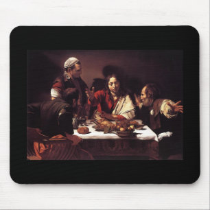 Caravaggio Supper bij Emmaus Muismat