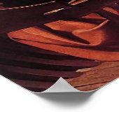 Caravaggio Supper bij Emmaus Poster (Hoek)