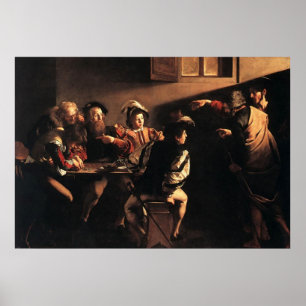 Caravaggio The call of Saint Matthew Poster