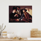 Caravaggio The Cardsharps Poster (Keuken)