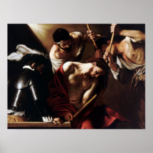 Caravaggio The Crowning with Thorns Poster