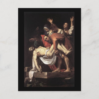 Caravaggio The Entombment Briefkaart