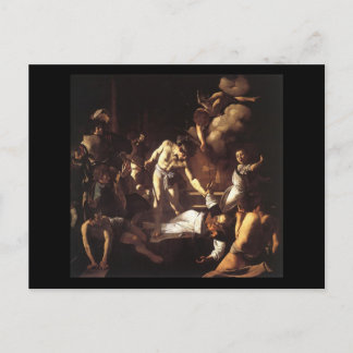 Caravaggio The Martyrdom St Matthew Briefkaart