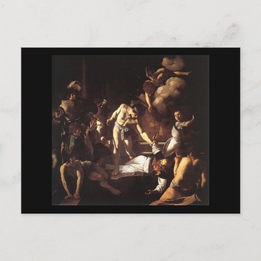 Caravaggio The Martyrdom St Matthew Briefkaart (Voorkant)