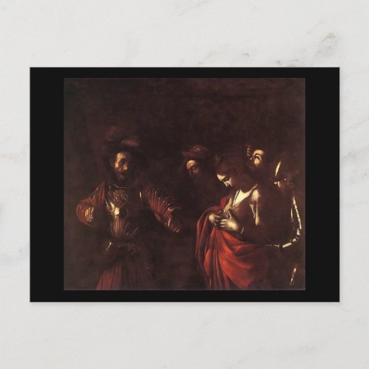 Caravaggio The Martyrdom St Ursula Briefkaart (Voorkant)