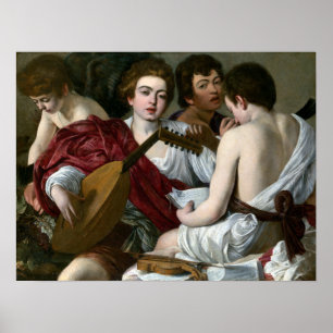 Caravaggio The Musicians Poster