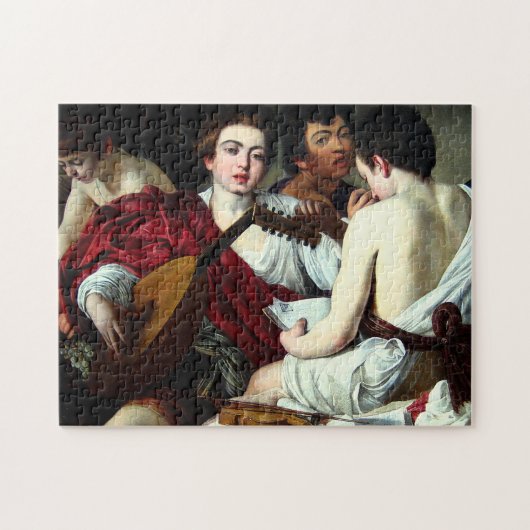 Caravaggio The Musicians Puzzle Legpuzzel (Horizontaal)