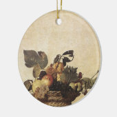 Caravaggio's mand fruit keramisch ornament (Links)