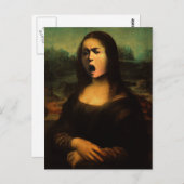 Caravaggio's Mona Lisa Briefkaart (Voorkant / Achterkant)