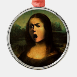 Caravaggio's Mona Lisa Metalen Ornament