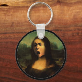 Caravaggio's Mona Lisa Sleutelhanger (Voorkant)
