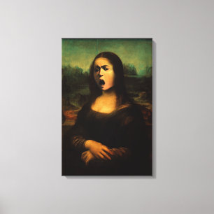 Caravaggio's Mona Medusa Canvas Afdruk