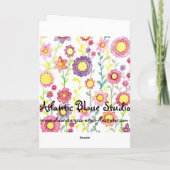 Caravan Art Wenskaart Kaart (Achterkant)